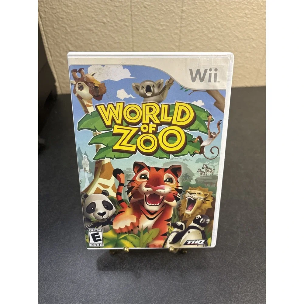 Lot of 4 Wii Games~World of Zoo~Playground~Active Life Explorer~Just Dance Kids